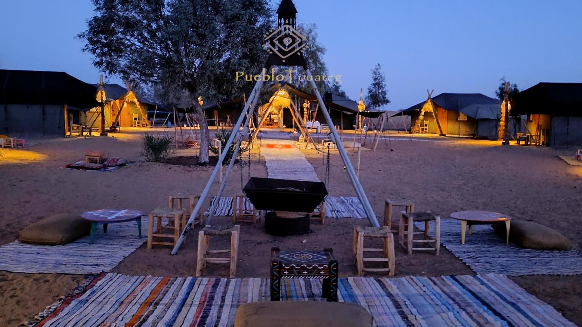 Pueblo Touareg - Private Tents Merzouga Exterior photo